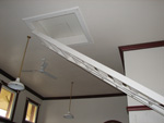 pull-down ladder to second floor