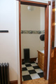 Women's restroom viewed from entry